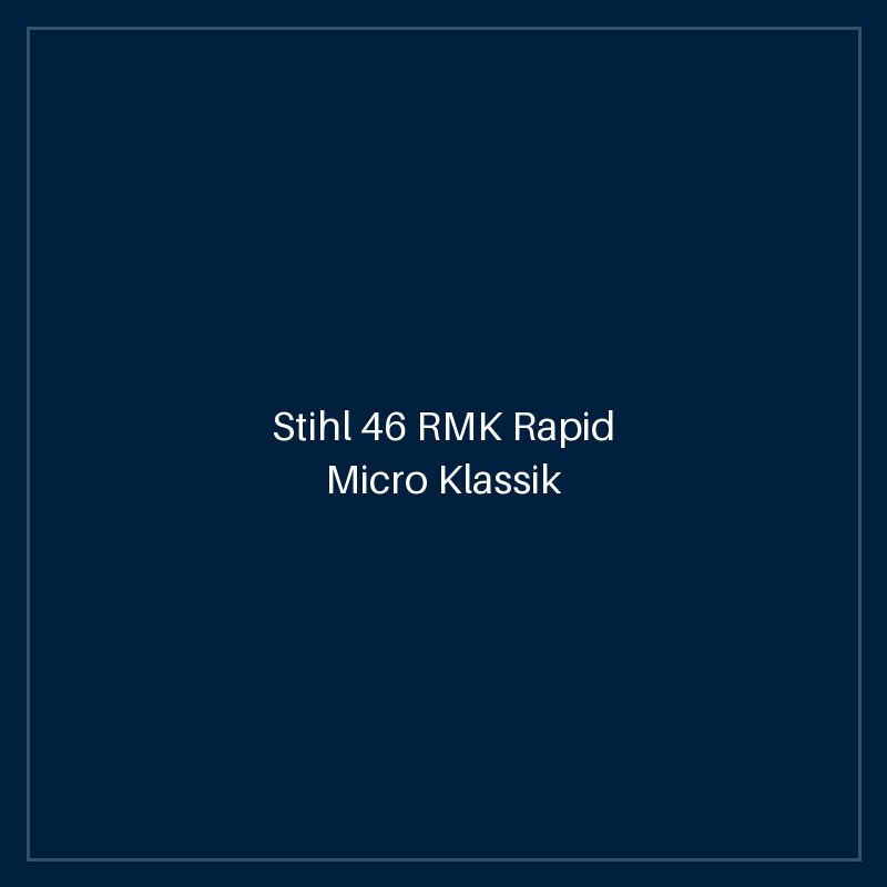 Stihl 46 RMK Rapid Micro Klassik Chain reel