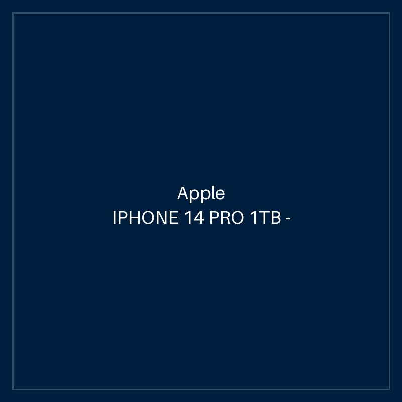 IPHONE 14 PRO 1TB - SILVER