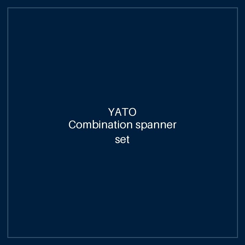 Combination spanner set