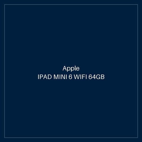 IPAD MINI 6 WIFI 64GB - PURPLE