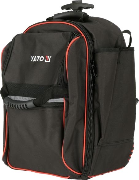 Tool backpack with wheels