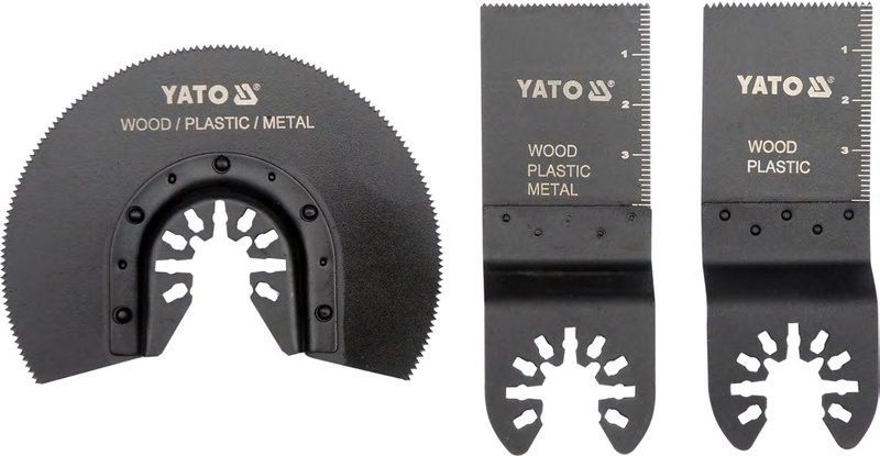 Accessories set for oscillating multitool