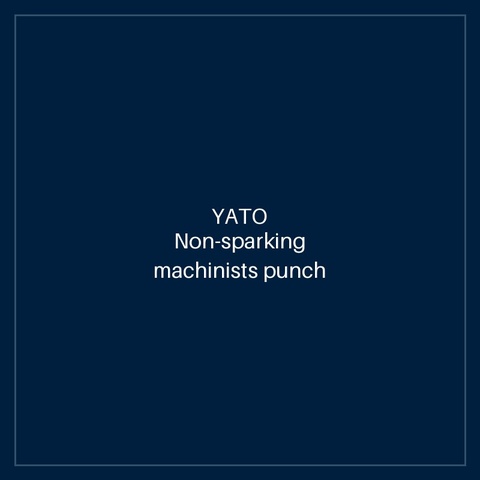 Non-sparking Machinists punch 10*150 mm