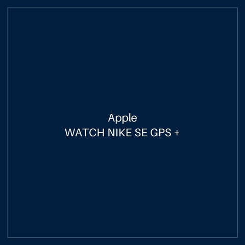 APPLE WATCH NIKE SE GPS + CELLULAR, 44MM SILVER ALUM CASE WITH PURE PLATI/BLACK NIKE SPORT BAND