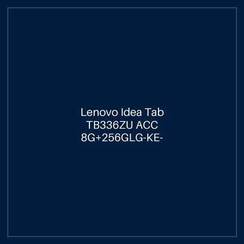 Lenovo Idea Tab TB336ZU ACC 8G+256GLG-KE- , 11" 2.5K (2560x1600) ,Nano-SIM & microSD Card Slot,Battery, 7040mAh (Typical) ,Android™ 15 or Later ,Luna Grey ,Base Warranty 1-year, Carry-in ,Bundled Accessories, Lenovo? Folio Keyboard + Lenovo Tab Pen, Warra