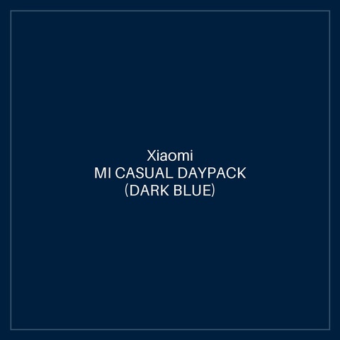 MI CASUAL DAYPACK (DARK BLUE)