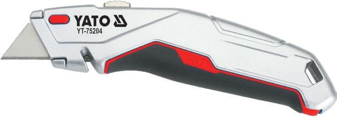 Utility knife with trapezoid blade