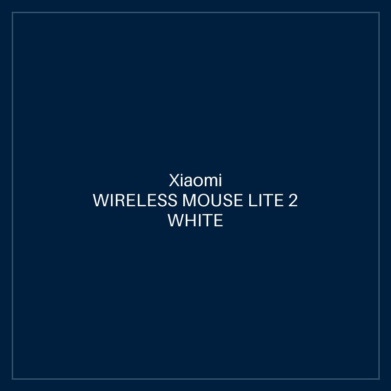 XIAOMI WIRELESS MOUSE LITE 2 WHITE GL