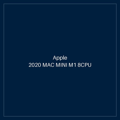 2020 MAC MINI M1 8CPU 8GPU 8GB 512GB SILVER