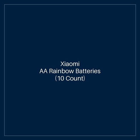 Xiaomi AA Rainbow Batteries (10 Count)