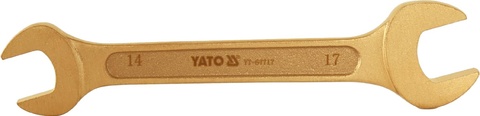 Non-sparking double open end spanner 75*85 mm