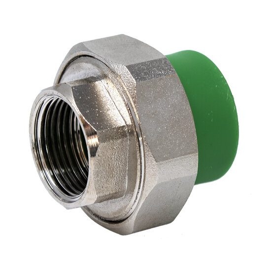 Threaded Female Union PPR Green