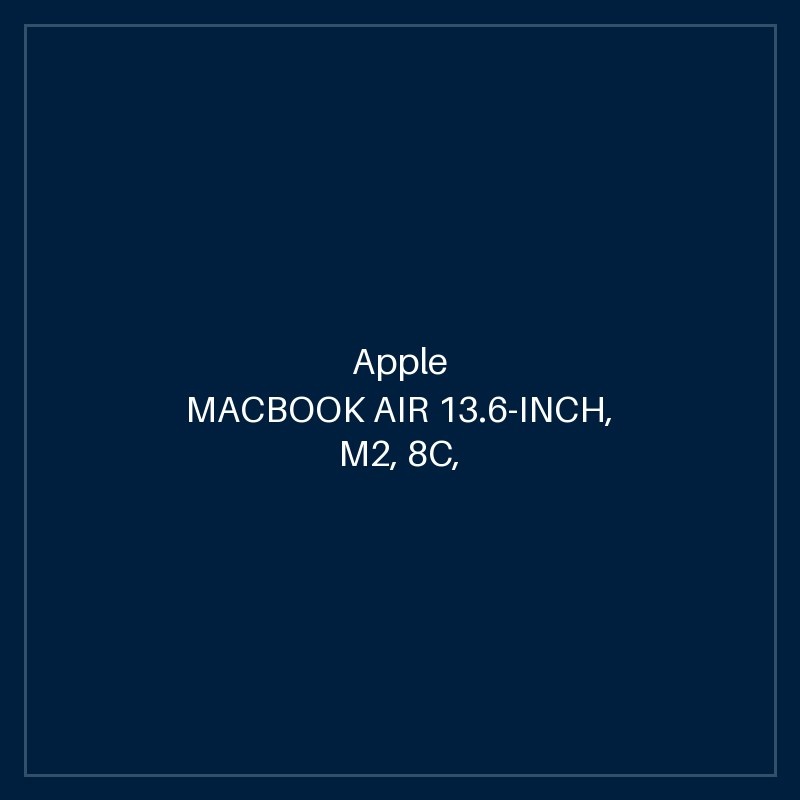 MACBOOK AIR 13.6-INCH, M2, 8C, 10C, 8GB, 512 GB SSD, SPACE GREY [FRENCH KEYBOARD]