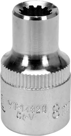 Bi-hexagonal deep socket 22