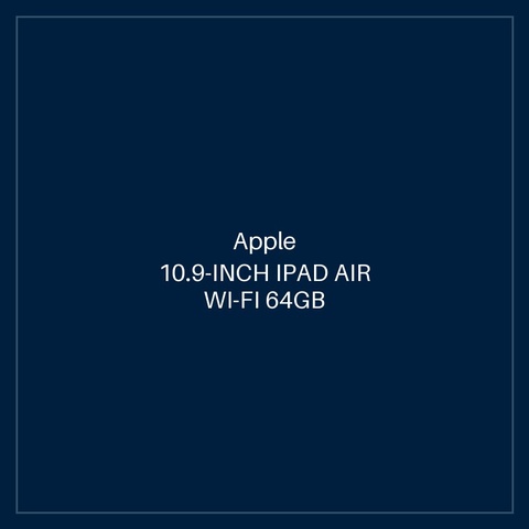 10.9-INCH IPAD AIR WI-FI 64GB SILVER (DEMO)