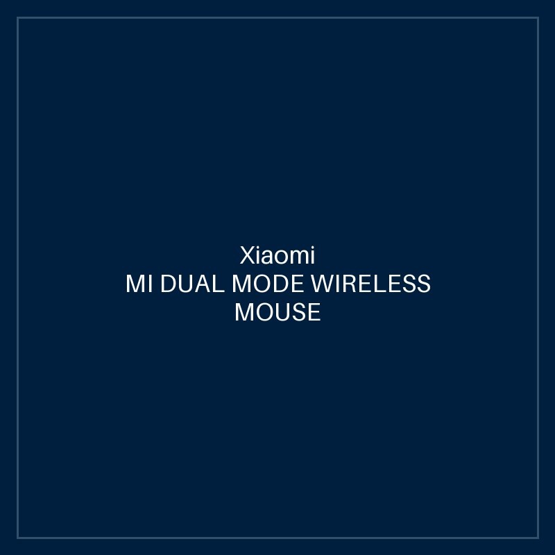 MI DUAL MODE WIRELESS MOUSE (WHITE)