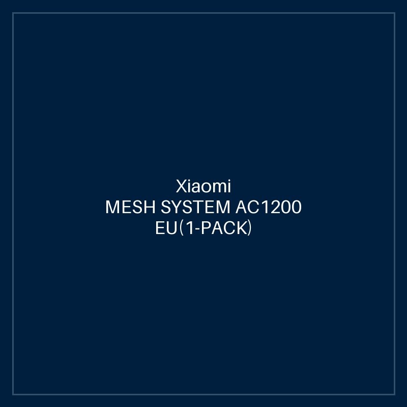 XIAOMI MESH SYSTEM AC1200 EU(1-PACK)