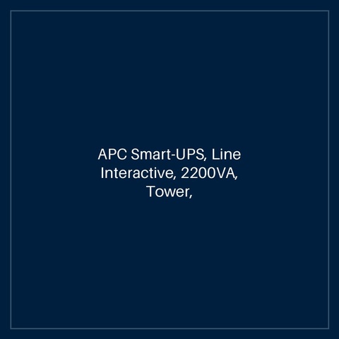APC Smart-UPS, Line Interactive, 2200VA, Tower, 230V, 8x IEC C13+2x IEC C19 outlets, SmartConnect Port+SmartSlot, AVR, LCD