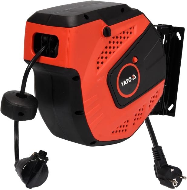 Auto retract electric cable reel 10 mm