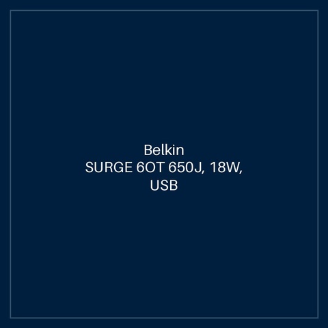 SURGE 6OT 650J, 18W, USB A + C