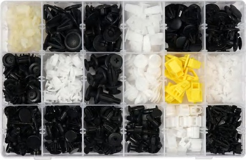 Trim clips assortment