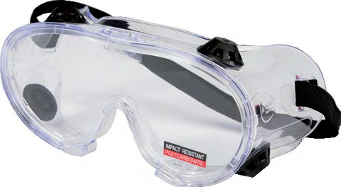 Safety goggles with indirect ventilatation (20/200)