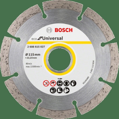 Bosch Diamond Discs: Eco for Diamond Disc Universal Turbo 230 x 22,33 mm - New