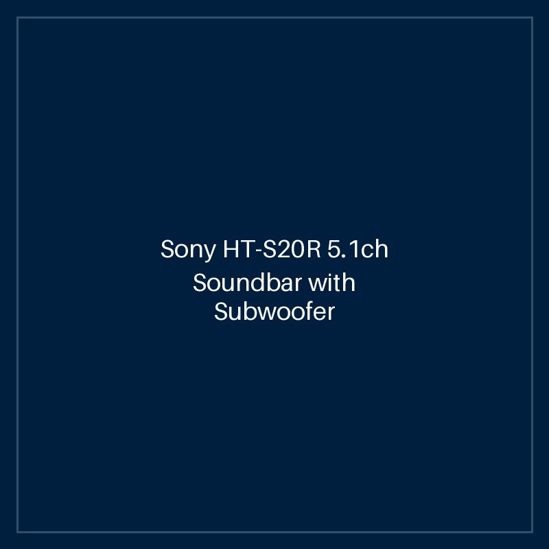 Sony HT-S20R 5.1ch Soundbar with Subwoofer