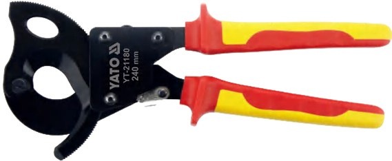Insulated ratcheting cable cutters 240 Nm