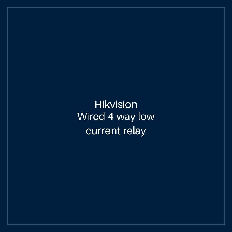 Hikvision Wired 4-way low current relay