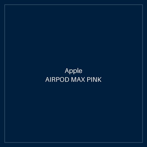 APPLE AIRPOD MAX PINK