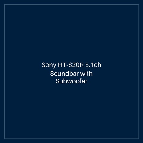 Sony HT-S20R 5.1ch Soundbar with Subwoofer