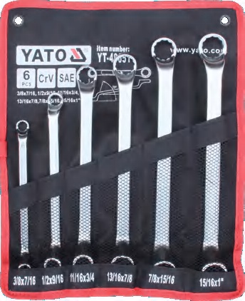 Bi-hexagonal ring spanner set