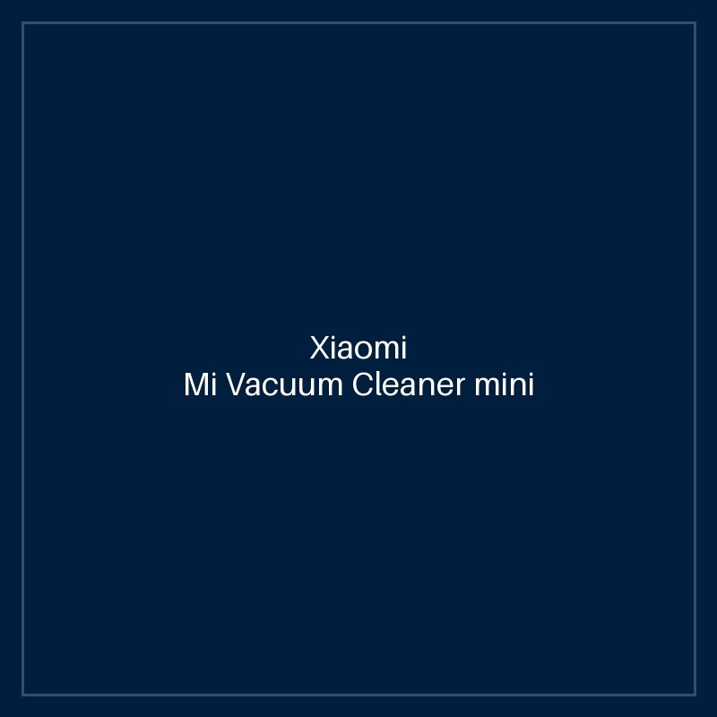 Mi Vacuum Cleaner mini