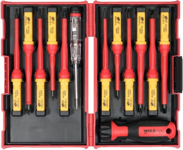 Insulated screwdriver set