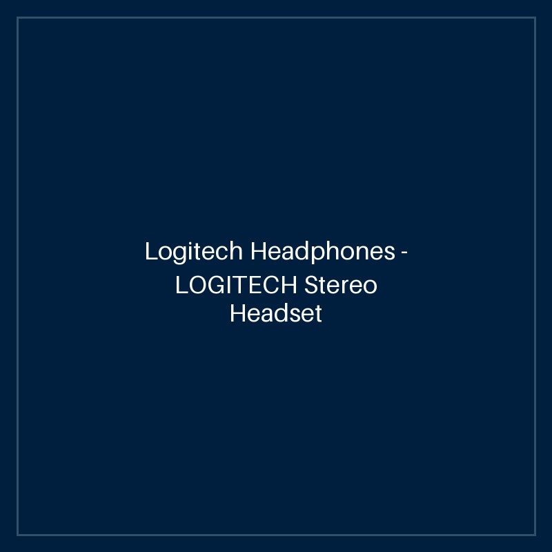 Logitech Headphones - LOGITECH Stereo Headset H151 - Black (3.5 MM JACK)
