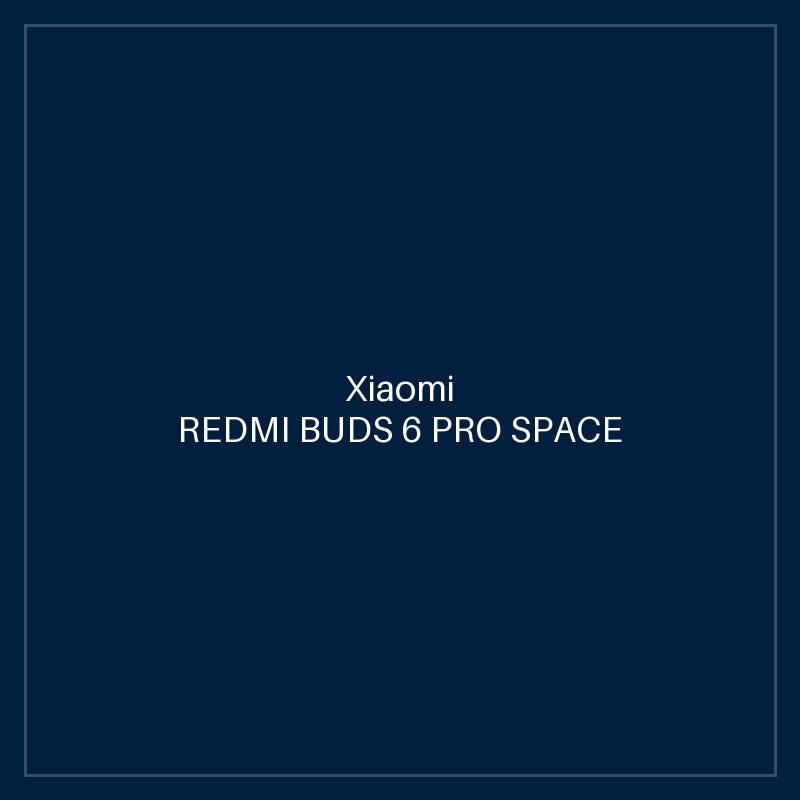 REDMI BUDS 6 PRO SPACE BLACK