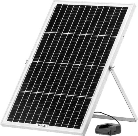 Solar and car battery charger