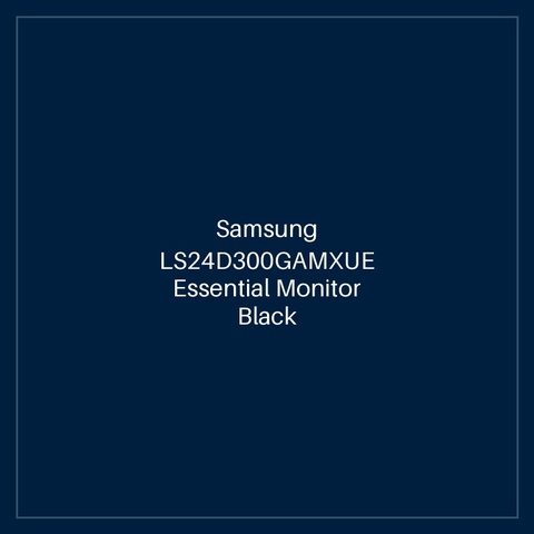 Samsung LS24D300GAMXUE Essential Monitor Black