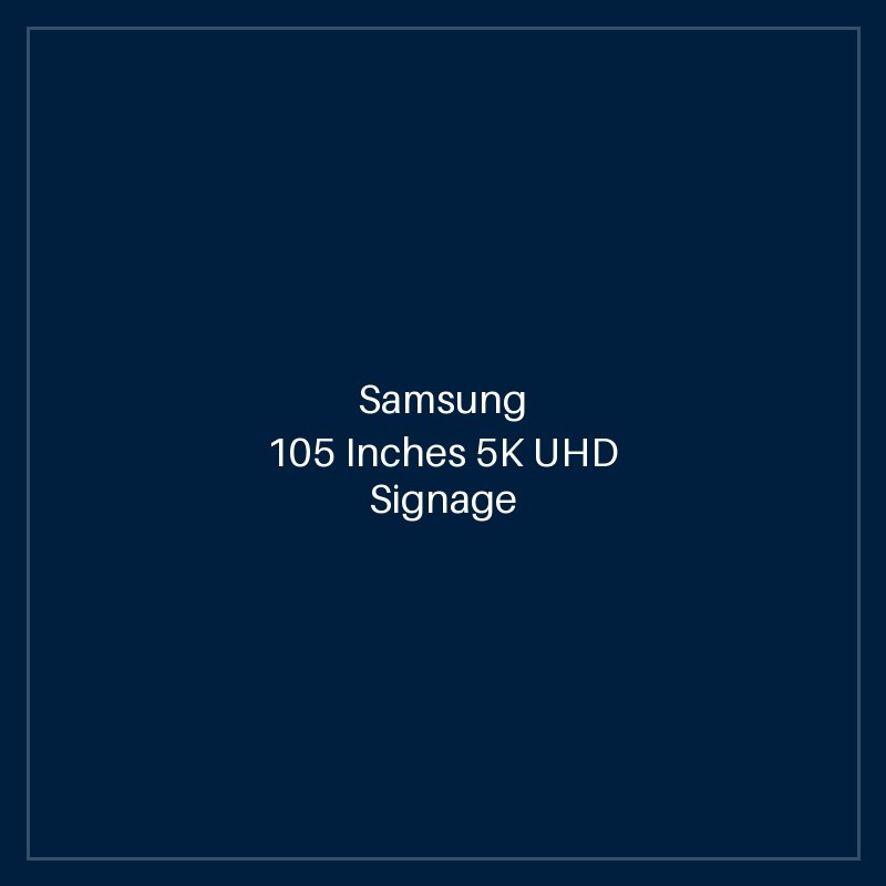 105 Inches 5K UHD Signage QPDX-5K series