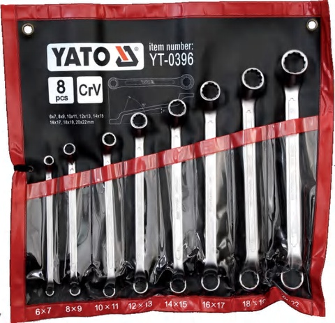 Bi-hexagonal ring spanner set