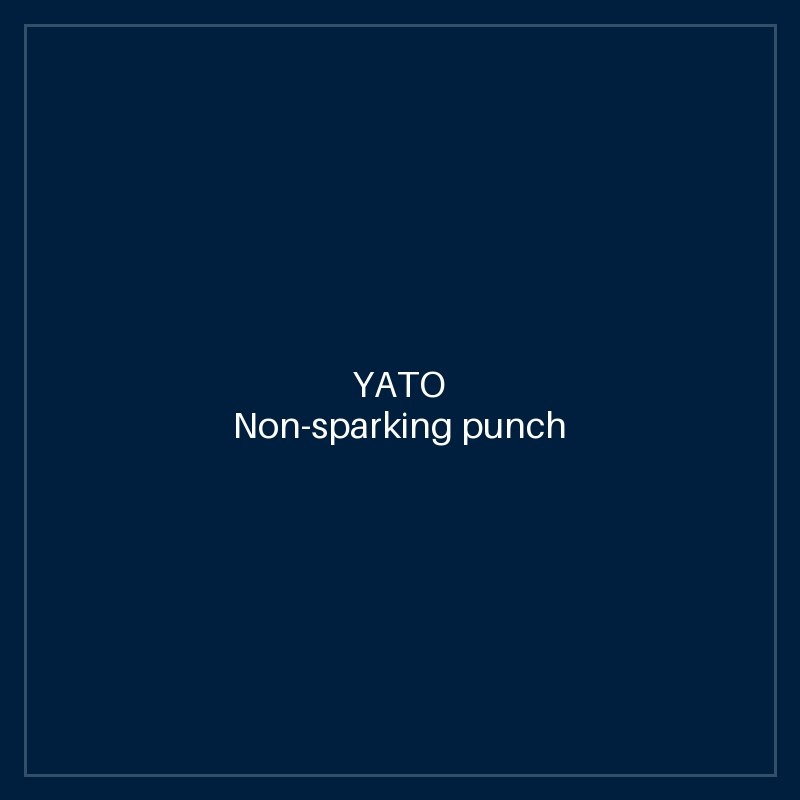 Non-sparking punch