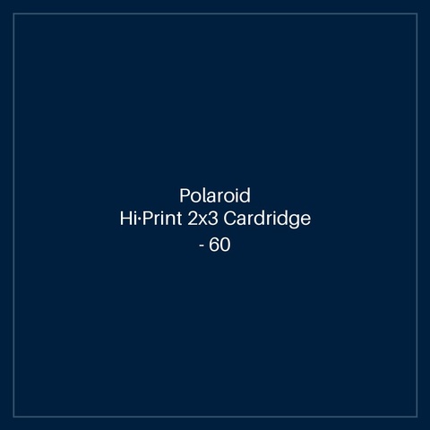 Polaroid Hi·Print 2x3 Cardridge - 60 Sheets