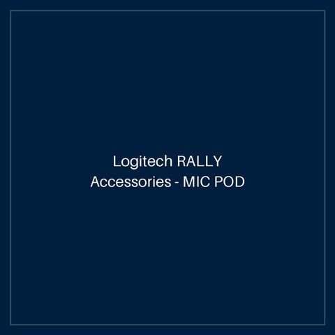 Logitech RALLY Accessories - MIC POD TABLE MOUNT - BLACK