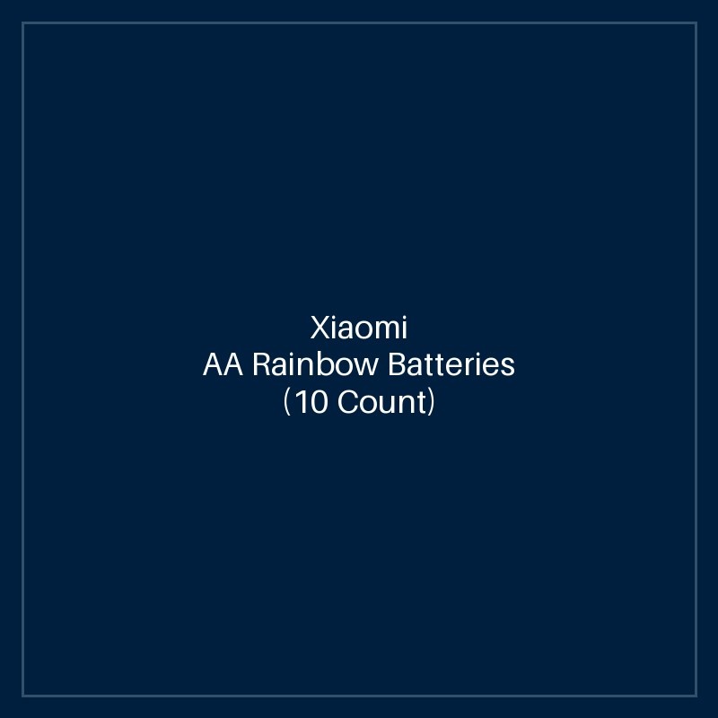 Xiaomi AA Rainbow Batteries (10 Count)