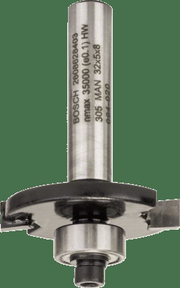 Bosch Routing: V-groove bits 8 mm, D1 11 mm, L 14 mm, G 45 mm, 60°