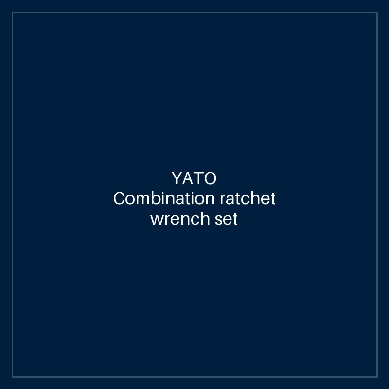 Combination ratchet wrench set