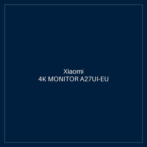 XIAOMI 4K MONITOR A27UI-EU