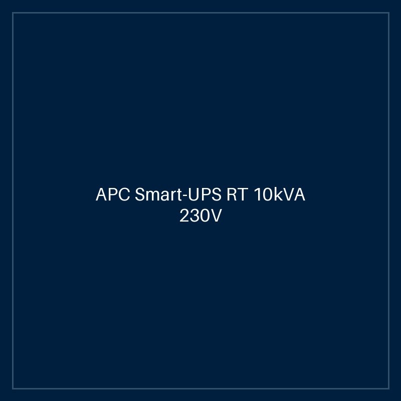 APC Smart-UPS RT 10kVA 230V
