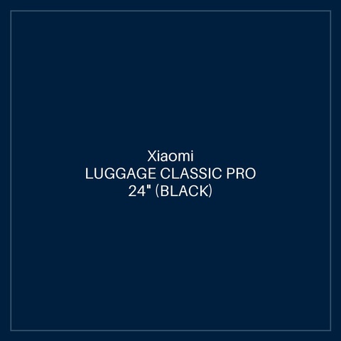 XIAOMI LUGGAGE CLASSIC PRO 24" (BLACK)
